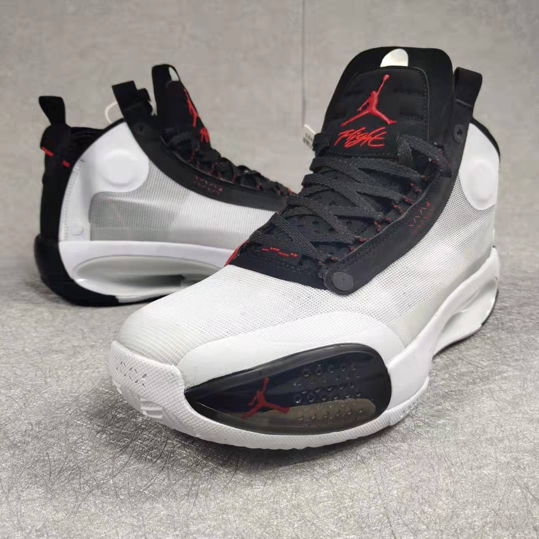 2019 Men Jordan 34 Black White Red Shoes